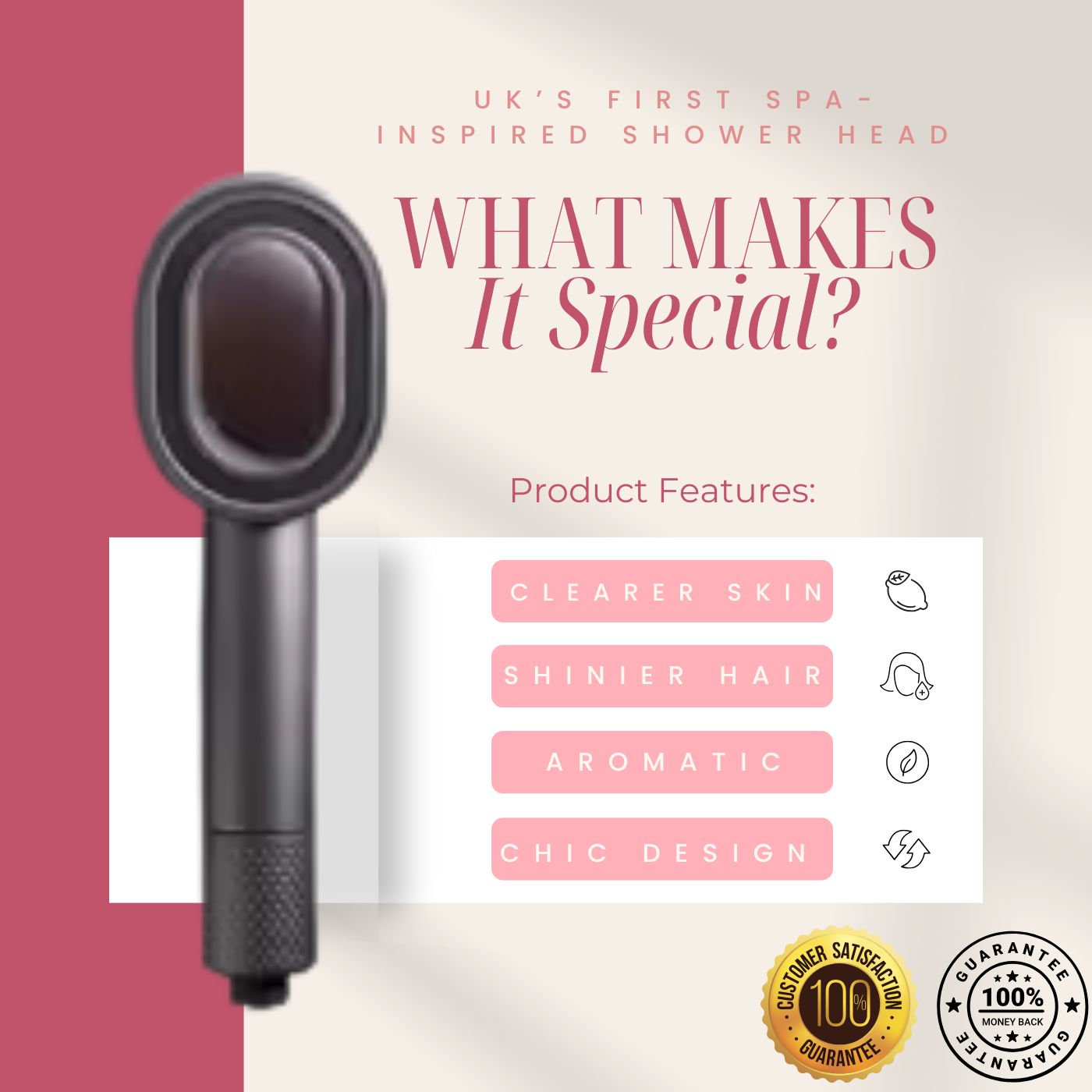 PureHaven™ – UK’s Favorite Shower Head for Softer Skin & Healthier Hair